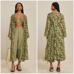 💕CULT GAIA💕 Chana Duster ~ Tea Green Medium/Large NWOT